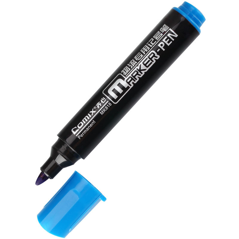 courier use blue ink permanent marker pen