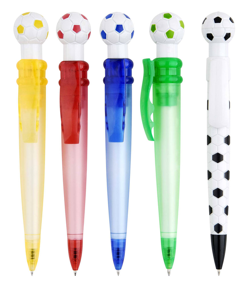 big size promotional Advertising multi-color football pen