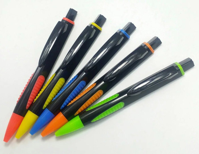 Business logo printed triangle shape plastic pen,triangle design ballpoint pen