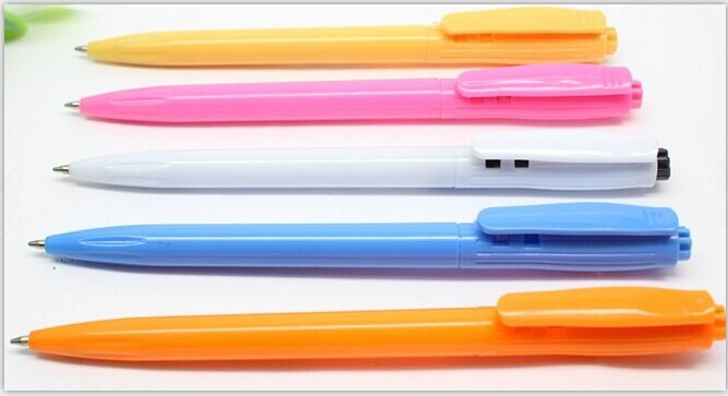 cheap promotion plastic ball pen,side click cheap plastic promotional ball pen