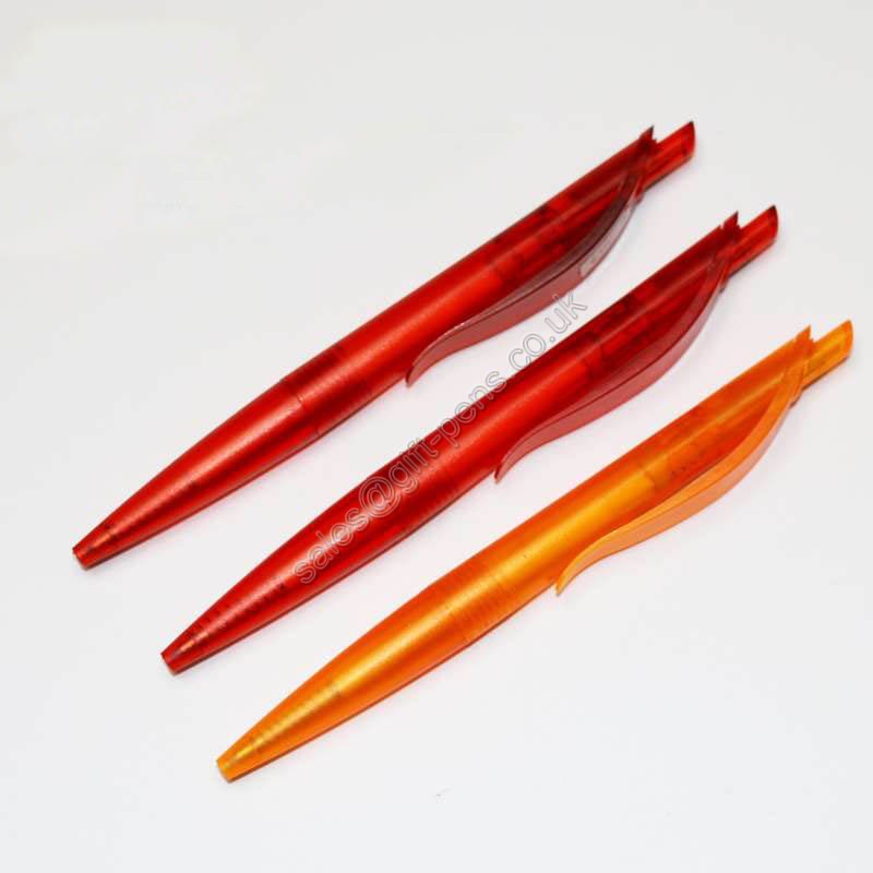 click red color transparent barrel promotional ball pen,hangzhou factory ball pen