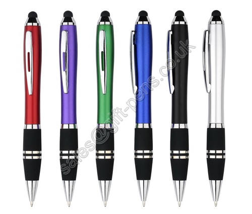 promotional gift stylus touch pen,satin gift advertising plastic pen