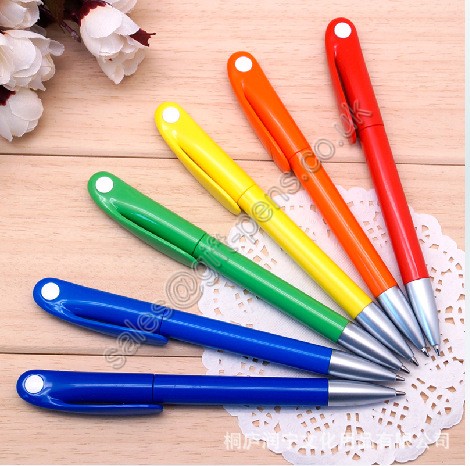 Customized twist plastic promotional gift logo ball pen,logo ballpoint pen