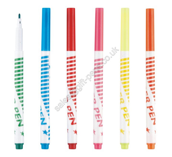 fine tip watercolor pen with full color printed for gift promotion