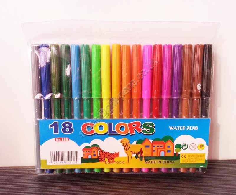 18 colors art marker,washable ink company name brand market sell marker set