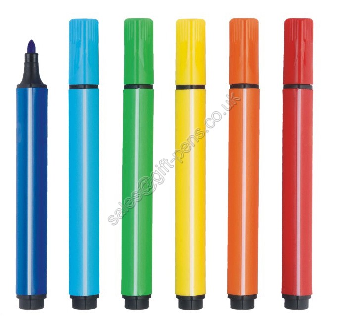jumbo triangular watercolor pen,PVC shell packing marker set