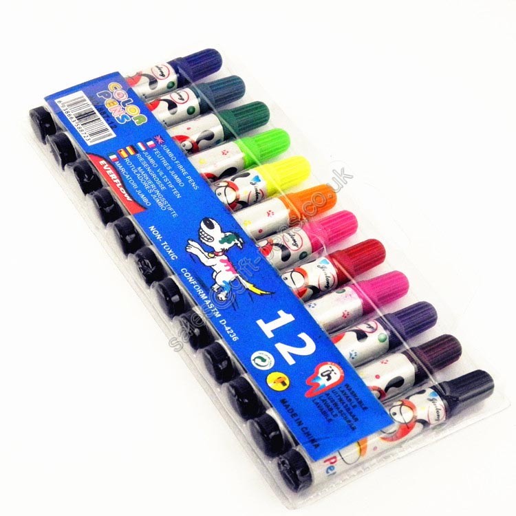fabric drawing washable ink logo branded watercolor marker