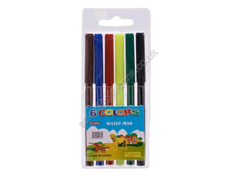oem printed advertising 6 colors washable marker pen