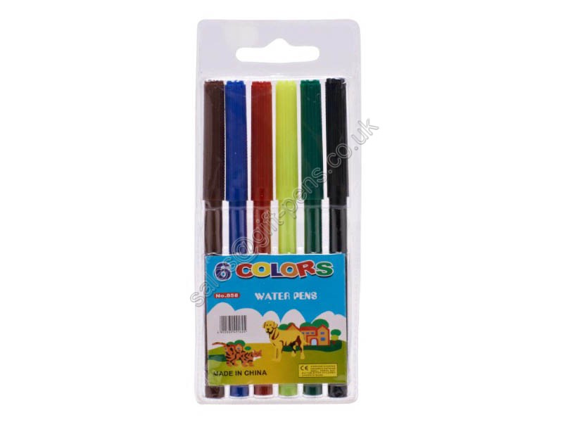 oem printed advertising 6 colors washable marker pen