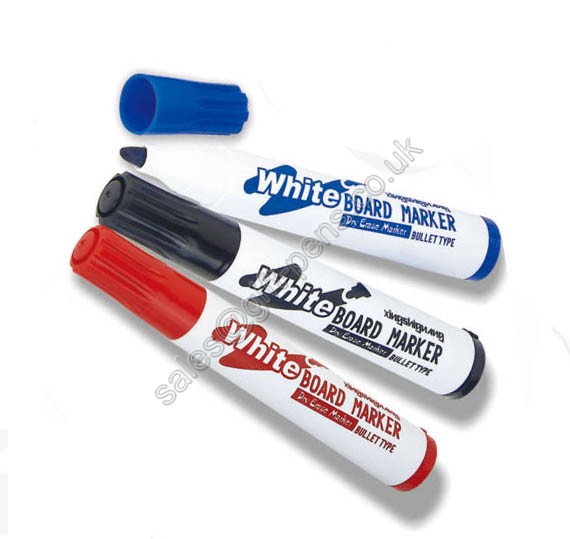 Branded Long Writing Whiteboard Marker with refill ink