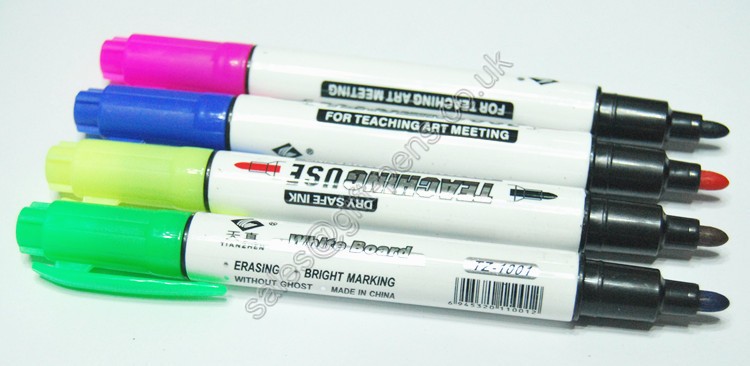 double end fibre tip whiteboard marker