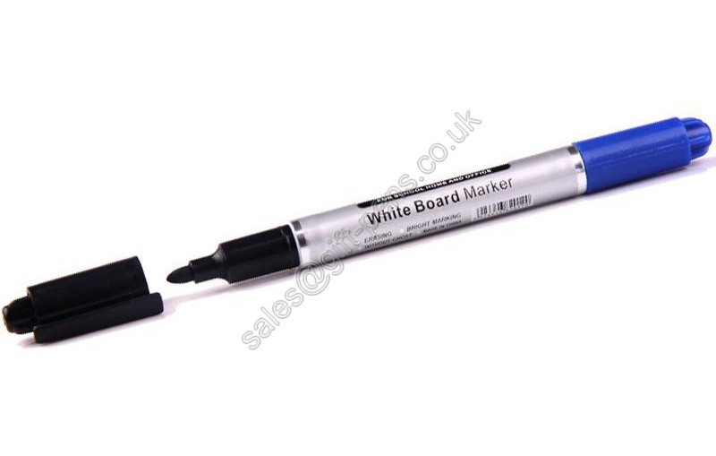 two tip black and red color ink whiteboard marker