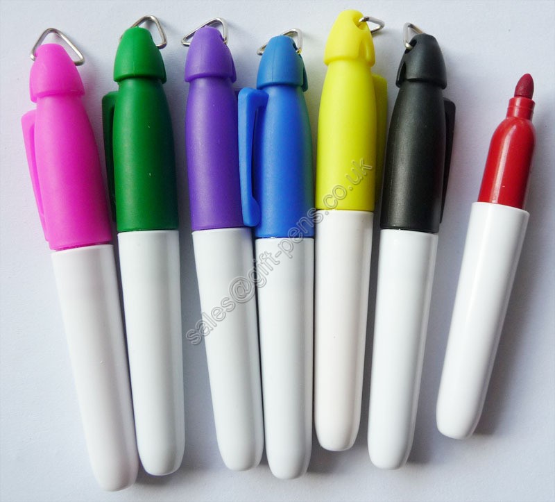 keyring sharpie style mini promotional advertising whiteboard marker