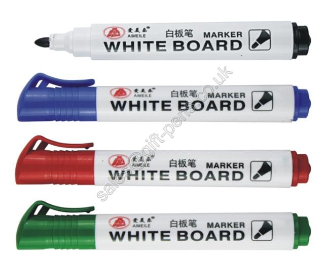 SGS certified dry erasable white board marker pen with the clip